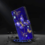 Xiaomi 13 Pro Case Design Flip Wallet - Diamond Butterfly