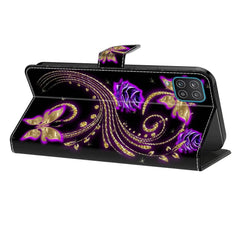 Xiaomi 13 Pro Case PU Leather - Purple Flower Butterfly