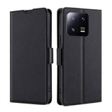 Xiaomi 13 Pro Case PU Leather Magnetic - Black