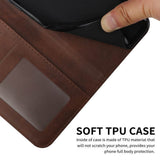 Xiaomi 13 Pro Case Magnetic PU Leather Wallet - Brown