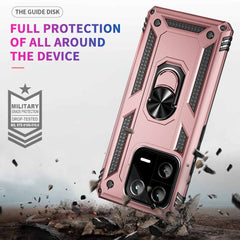 Xiaomi Mi 11 Lite Case Shockproof Ring Holder - Rose Gold