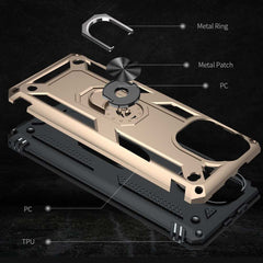 Xiaomi Mi 11 Lite Case Shockproof Protective TPU and PC - Gold