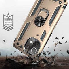 Xiaomi Mi 11 Lite Case Shockproof Protective TPU and PC - Gold