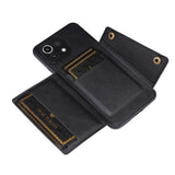 Xiaomi Mi 11 Lite Case Double Buckle PU Leather and TPU - Black