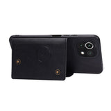 Xiaomi Mi 11 Lite Case Double Buckle PU Leather and TPU - Black