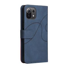 Xiaomi Mi 11 Lite Case PU Leather and Magnetic - Blue