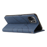 Xiaomi Mi 11 Lite Case PU Leather and Magnetic - Blue