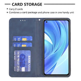 Xiaomi Mi 11 Lite Case Protective PU Leather Flip Wallet - Blue