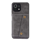 Xiaomi Mi 11 Lite Case Protective Four Card Slots - Grey