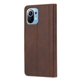 Xiaomi Mi 11 Lite Case Protective Magnetic Splicing - Brown