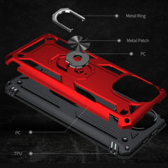 Xiaomi Mi 11 Lite Case Secure Grip Ring Holder - Red