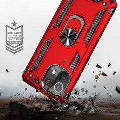 Xiaomi Mi 11 Lite Case Secure Grip Ring Holder - Red