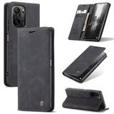 Xiaomi Mi 11X Pro Case Protective PU Leather Wallet - Black