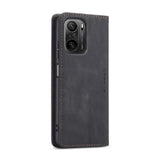 Xiaomi Mi 11X Pro Case Protective PU Leather Wallet - Black