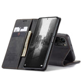 Xiaomi Mi 11X Pro Case Protective PU Leather Wallet - Black