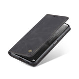 Xiaomi Mi 11X Pro Case Protective PU Leather Wallet - Black