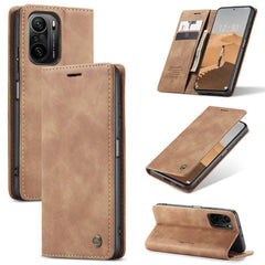 Xiaomi Mi 11X Pro Case Premium PU Leather Wallet - Brown