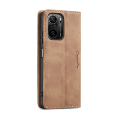 Xiaomi Mi 11X Pro Case Premium PU Leather Wallet - Brown