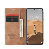 Xiaomi Mi 11X Pro Case Premium PU Leather Wallet - Brown