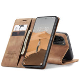 Xiaomi Mi 11X Pro Case Premium PU Leather Wallet - Brown