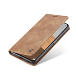 Xiaomi Mi 11X Pro Case Premium PU Leather Wallet - Brown