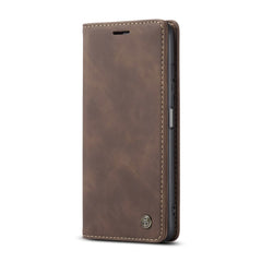 Xiaomi Mi 11X Pro Case TPU and PU Leather Wallet - Coffee