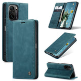 Xiaomi Mi 11X Pro Case Shockproof PU Leather Wallet - Green