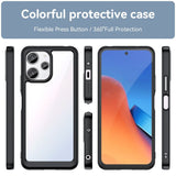 Xiaomi Redmi 12 4G Case Colorful Series Acrylic - Black