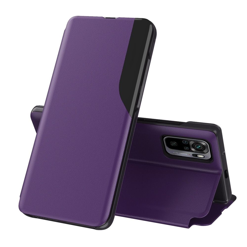 Xiaomi Redmi Note 10 4G / Note 10S Case Side Display - Purple