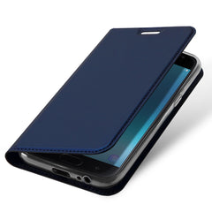 Samsung Galaxy J4 2018 Case Made With PU Leather + TPU - Blue