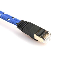 Network Cable CAT 7 10 Gigabit Ethernet Flat Patch 1M