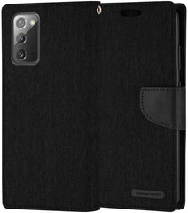 Samsung Galaxy Note 20 Case Made With PU Leather and TPU - Black