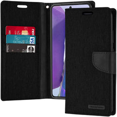 Samsung Galaxy Note 20 Case Made With PU Leather and TPU - Black