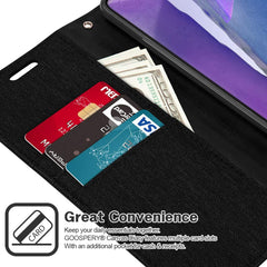 Samsung Galaxy Note 20 Case Made With PU Leather and TPU - Black