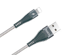 Lightning Cable 1.2M HOCO U32 Unswerving Steel braided