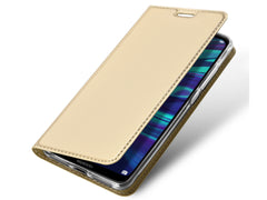 Huawei Y7 Pro 2019 Case Made With PU Leather + TPU - Gold