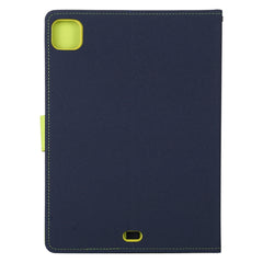 iPad Pro 12.9 2020 Case - Mercury GOOSPERY FANCY DIARY Cross Texture - Navy Blue