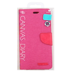 iPhone 12 Pro Max Case MERCURY GOOSPERY Canvas Diary - Rose Red