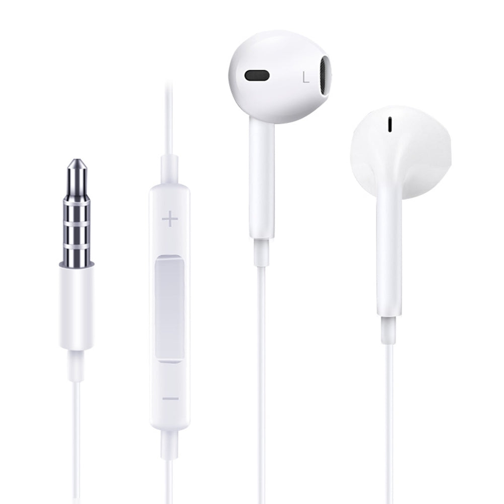 Earphones with Mic JOYROOM In-ear Stereo - White