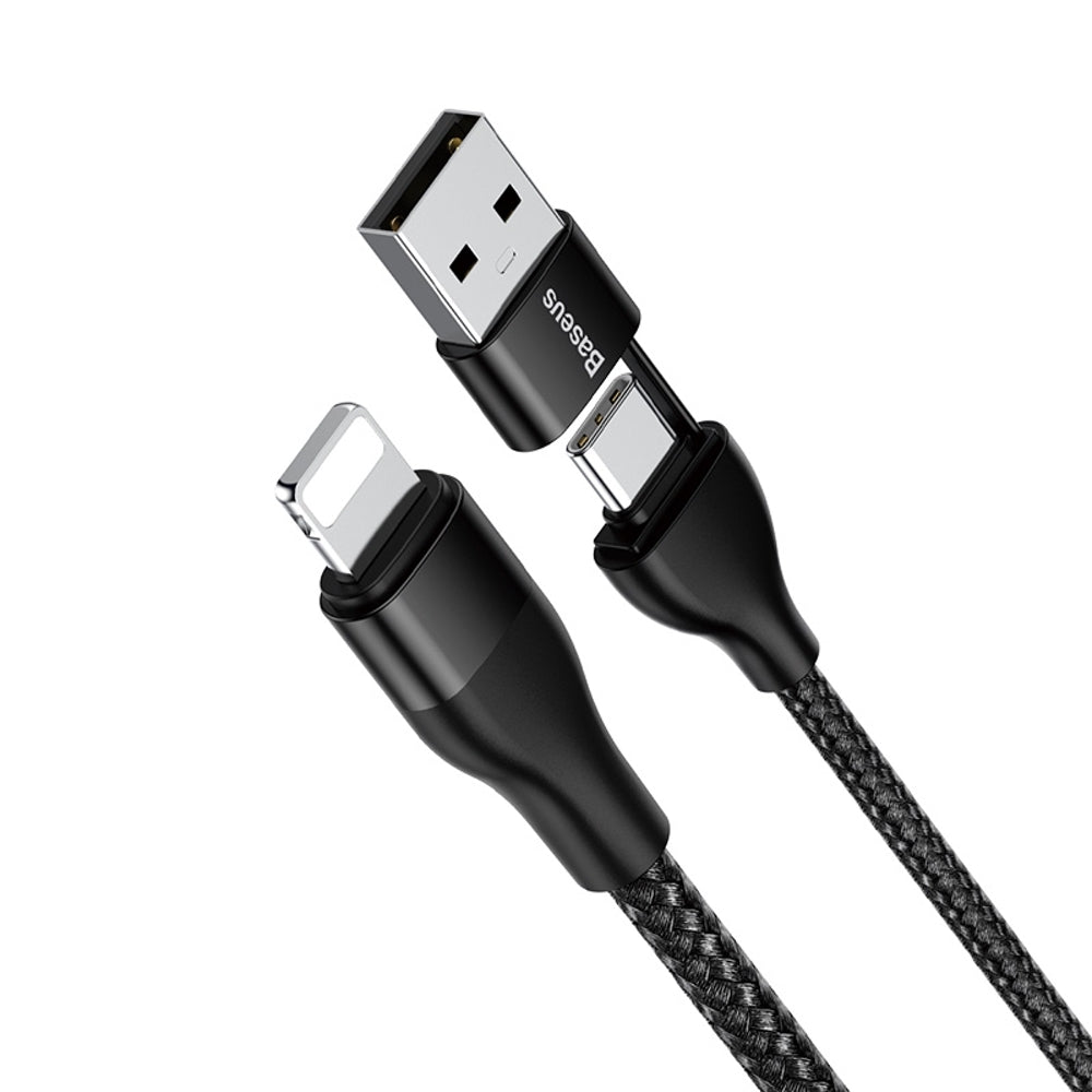 Lightning Cable | Type C to Lightning Cable Baseus 18W 2 in 1 - 1M