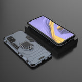 Armor Case w/ Ring Stand & Magnet for Samsung A51 - Grey