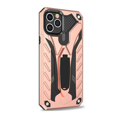 iPhone 12 Pro / iPhone 12 Case With Small Tail Holder - Rose Gold