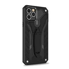 iPhone 12 Pro / iPhone 12 Case With Small Tail Holder - Black