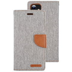 iPhone 12 Mini Case With Made PU Leather and TPU - Grey