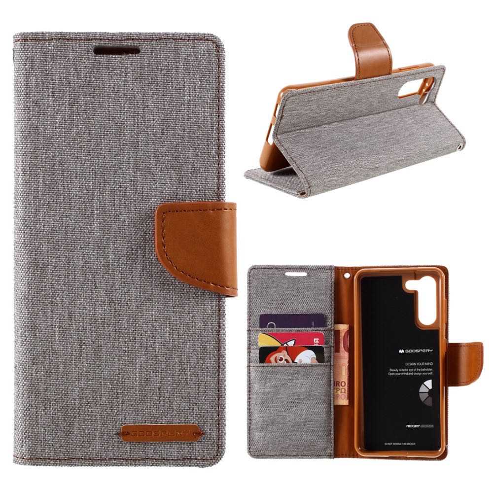 Samsung Galaxy S21 Plus Case MERCURY GOOSPERY Canvas - Grey