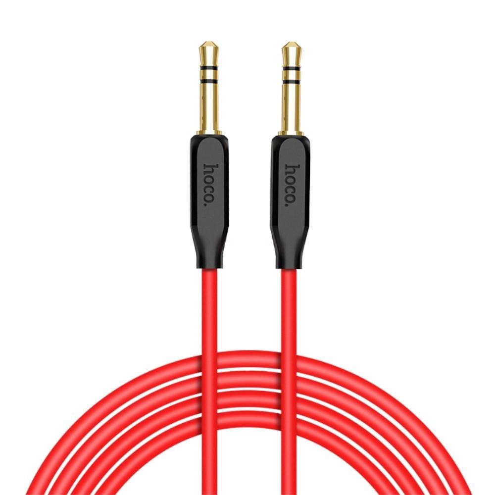 HOCO Genuine Best Quality 3.5 mm Stereo Audio Aux Cable Red