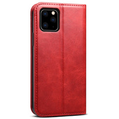 iPhone 11 Pro Max Case SUTENI With PU Leather and TPU - Red