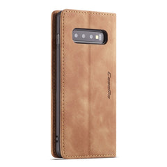 Samsung Galaxy S10 Case CASEME Secure Protective Wallet - Brown