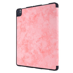 iPad Pro 12.9 2020 Case Marble Style Cloth Texture - Pink