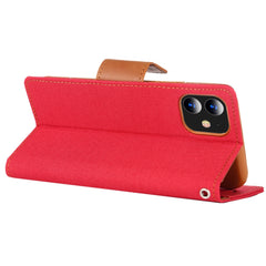 iPhone 12 Mini Case MERCURY GOOSPERY Canvas Diary - Red